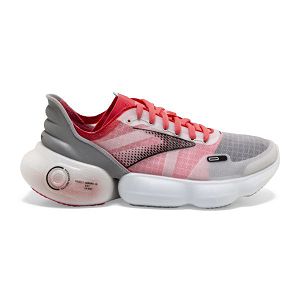 Brooks Aurora-BL Womens Road Running Shoes Grey/Coral/Black | USA-HPM362794